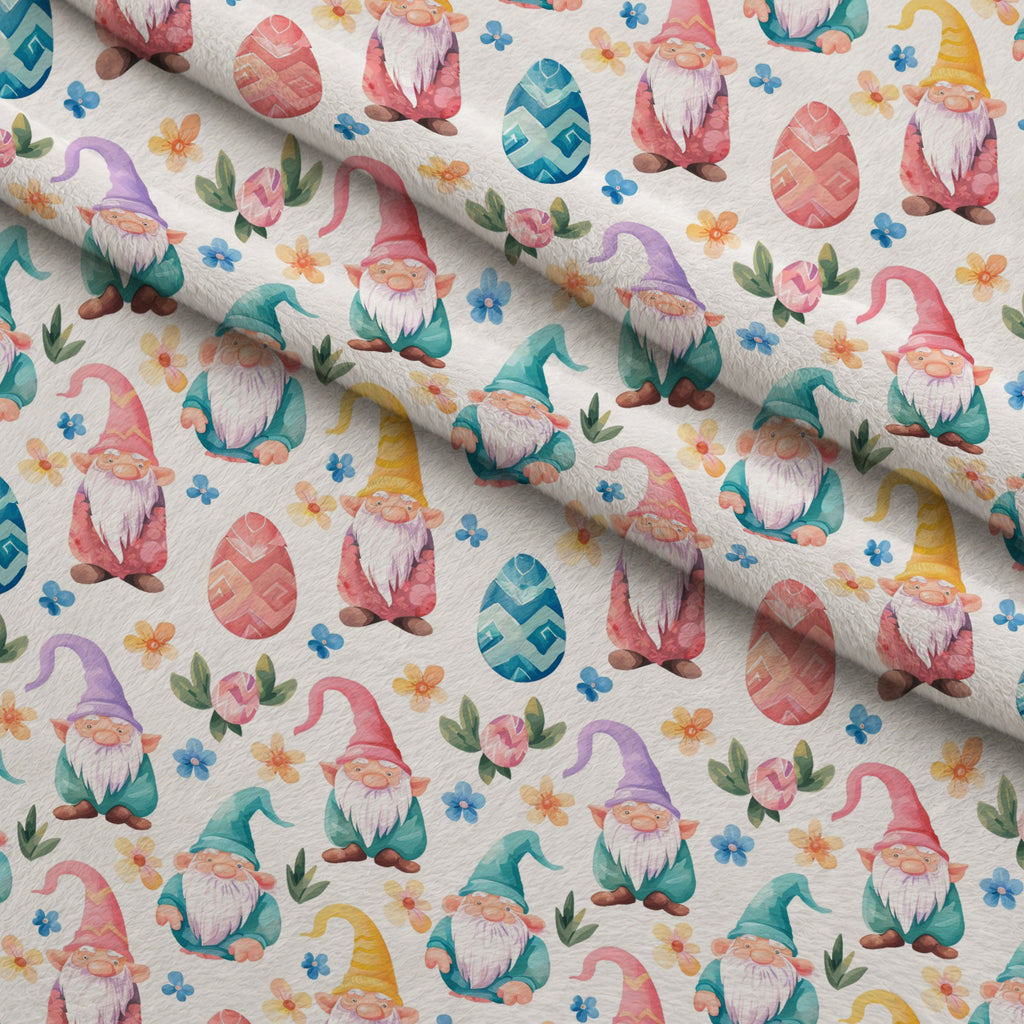 Whiskered Egg Hunt Pattern 5 Minky Fabric — plush minky folded close-up preview (mv-minky-v1:lying)
