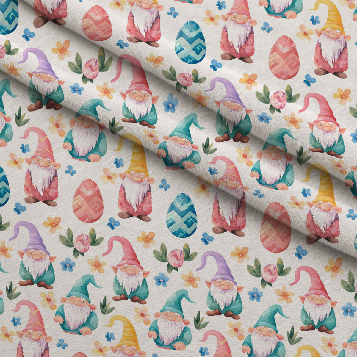 Whiskered Egg Hunt Pattern 5 Minky Fabric — plush minky folded close-up preview (mv-minky-v1:lying)
