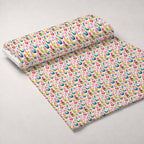 Whiskered Egg Hunt Pattern 6 Minky Fabric — plush minky unrolled bolt preview (mv-minky-v1:bolt)