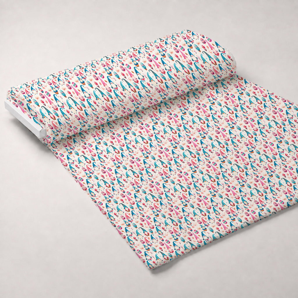 Whiskered Egg Hunt Pattern 8 Minky Fabric — plush minky unrolled bolt preview (mv-minky-v1:bolt)