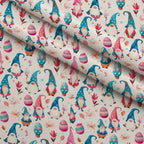 Whiskered Egg Hunt Pattern 8 Minky Fabric — plush minky folded close-up preview (mv-minky-v1:lying)