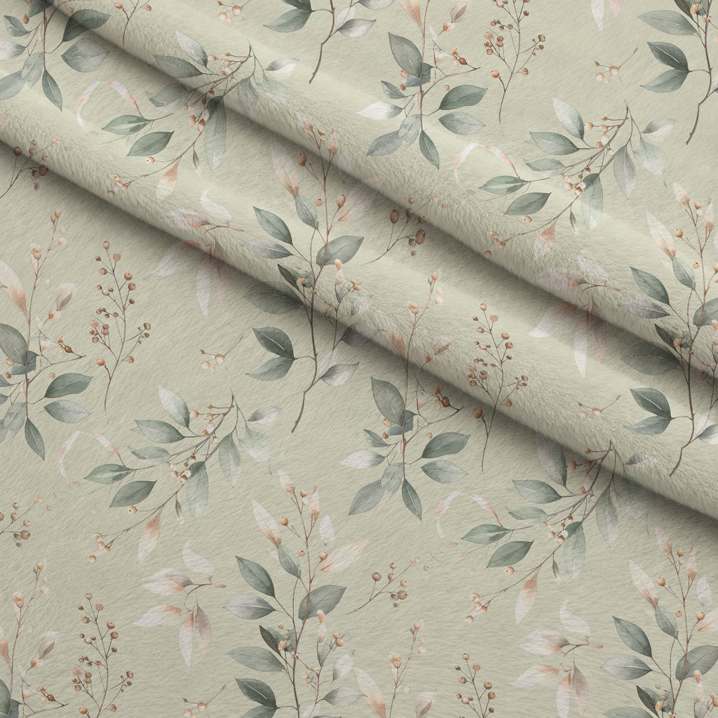 Whispering Winter Botanicals Pattern 12 Minky Fabric — plush minky folded close-up preview (mv-minky-v1:lying)