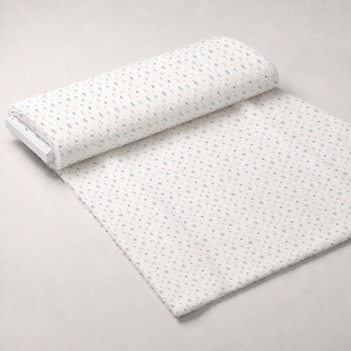 Whispering Winter Botanicals Pattern 21 Minky Fabric — plush minky unrolled bolt preview (mv-minky-v1:bolt)