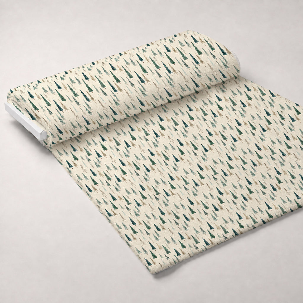 Whispering Winter Botanicals Pattern 24 Minky Fabric — plush minky unrolled bolt preview (mv-minky-v1:bolt)