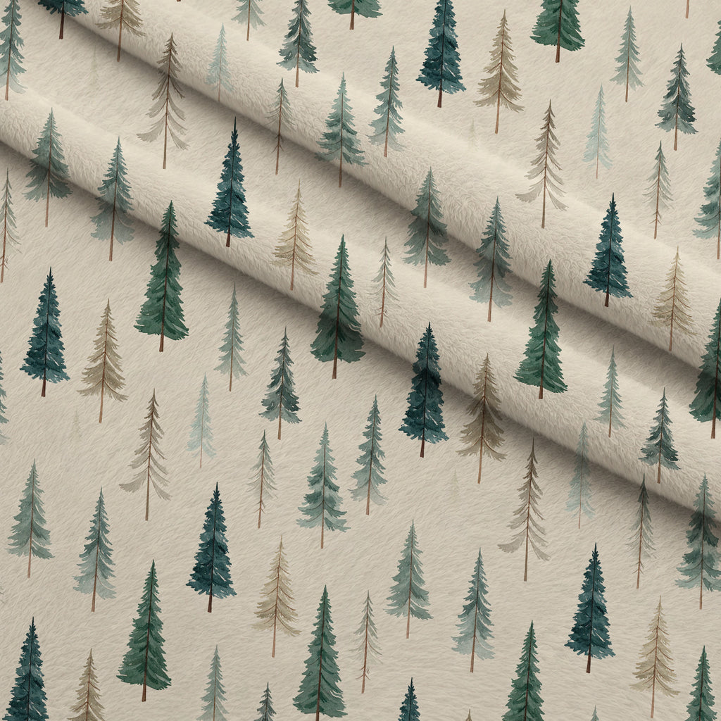 Whispering Winter Botanicals Pattern 24 Minky Fabric — plush minky folded close-up preview (mv-minky-v1:lying)