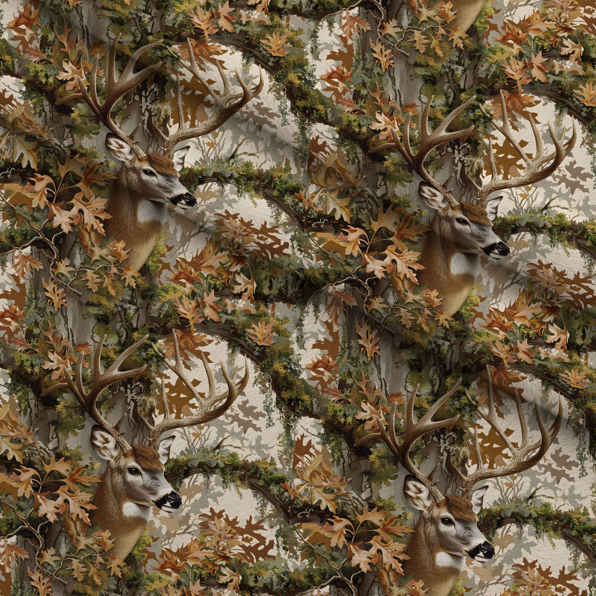 Whitetail Woods Pattern 12 Minky Fabric — plush minky folded close-up preview (mv-minky-v1:lying)