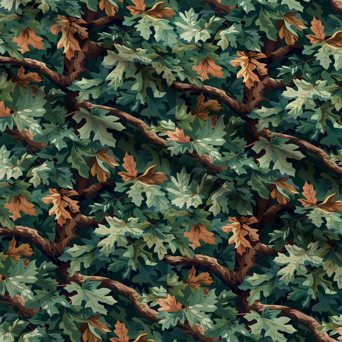 Whitetail Woods Pattern 6 Minky Fabric — plush minky folded close-up preview (mv-minky-v1:lying)