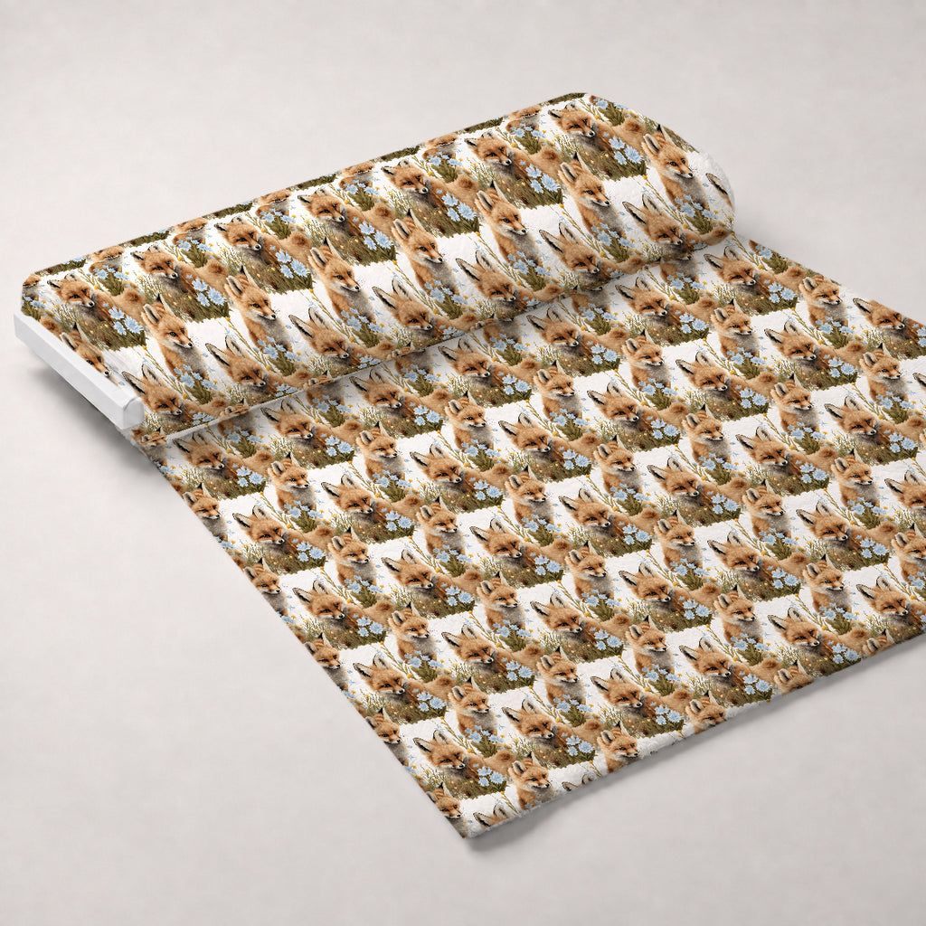 Wildflower Kits Pattern 1 Minky Fabric — plush minky unrolled bolt preview (mv-minky-v1:bolt)