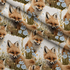 Wildflower Kits Pattern 1 Minky Fabric — plush minky folded close-up preview (mv-minky-v1:lying)