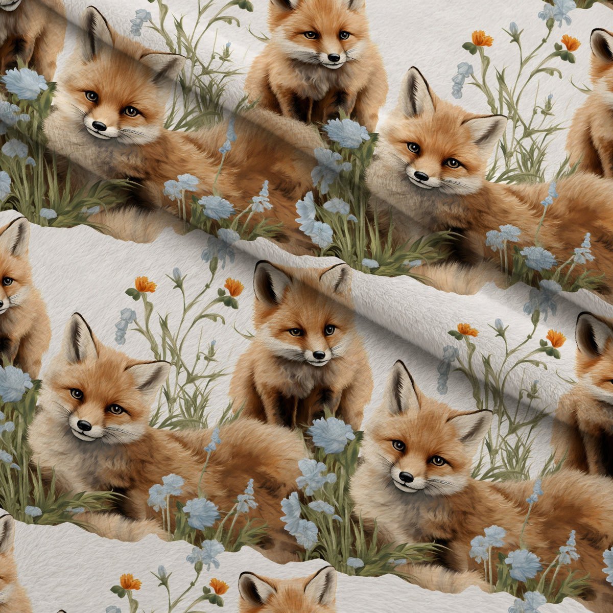 Wildflower Kits Pattern 12 Minky Fabric — plush minky folded close-up preview (mv-minky-v1:lying)