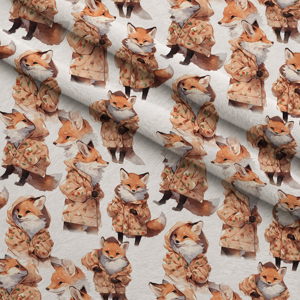 Wildflower Kits Pattern 14 Minky Fabric — plush minky folded close-up preview (mv-minky-v1:lying)