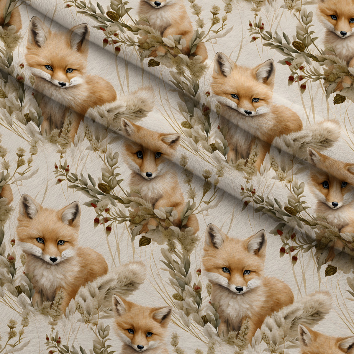Wildflower Kits Pattern 15 Minky Fabric — plush minky folded close-up preview (mv-minky-v1:lying)