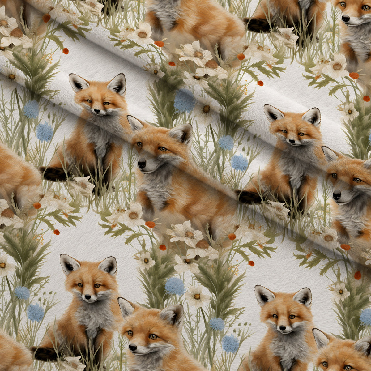 Wildflower Kits Pattern 17 Minky Fabric — plush minky folded close-up preview (mv-minky-v1:lying)
