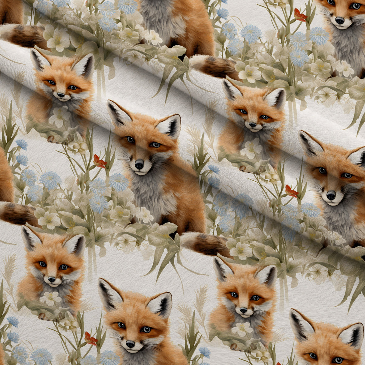 Wildflower Kits Pattern 20 Minky Fabric — plush minky folded close-up preview (mv-minky-v1:lying)