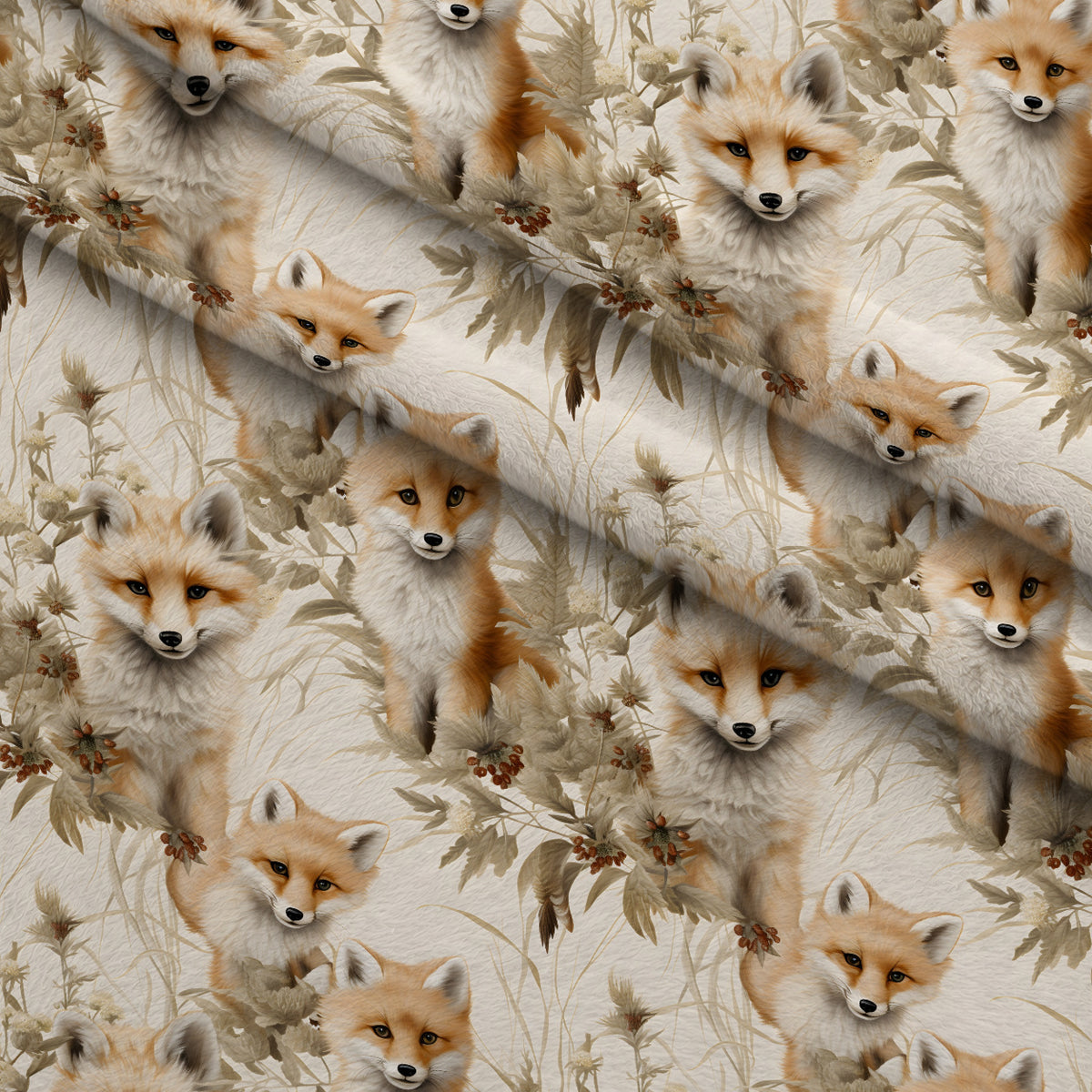 Wildflower Kits Pattern 23 Minky Fabric — plush minky folded close-up preview (mv-minky-v1:lying)