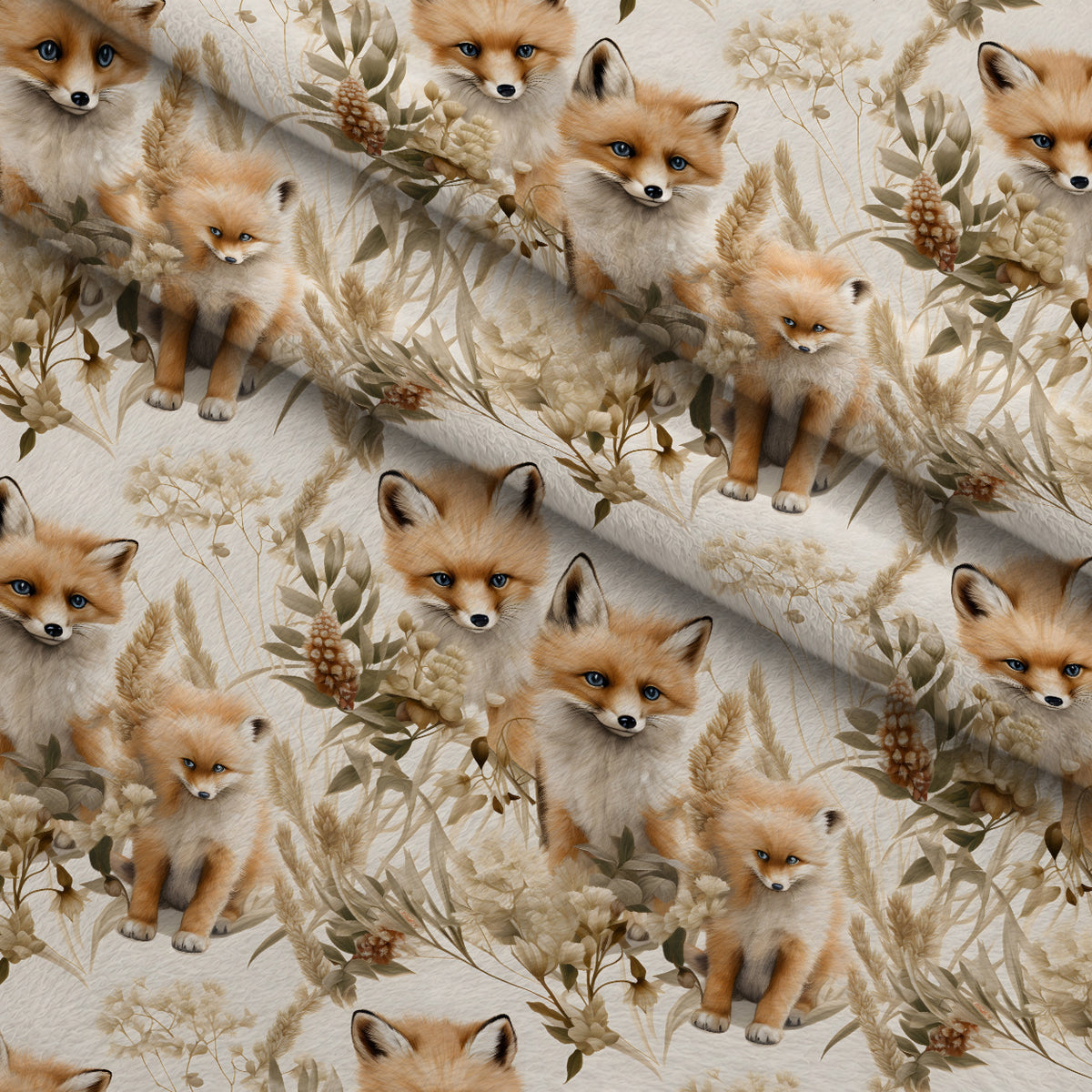 Wildflower Kits Pattern 24 Minky Fabric — plush minky folded close-up preview (mv-minky-v1:lying)