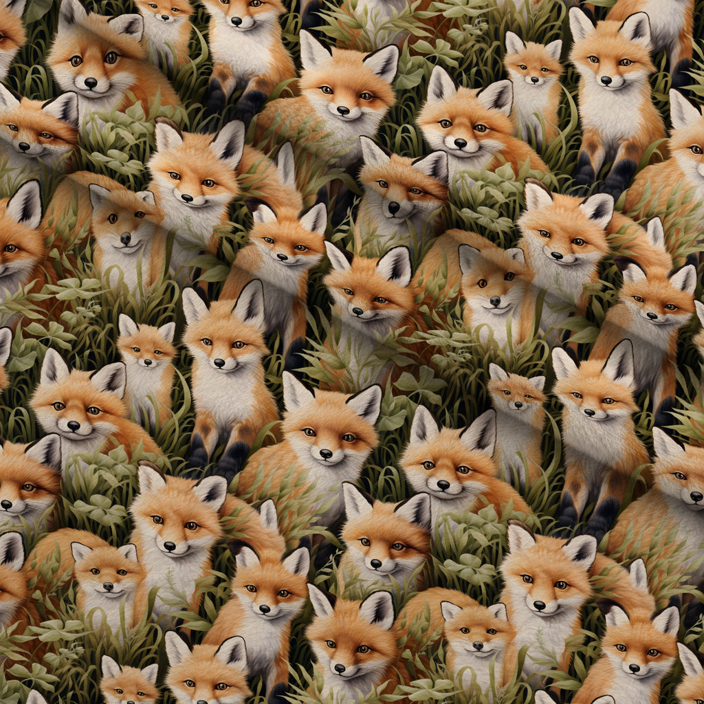 Wildflower Kits Pattern 4 Minky Fabric — plush minky folded close-up preview (mv-minky-v1:lying)