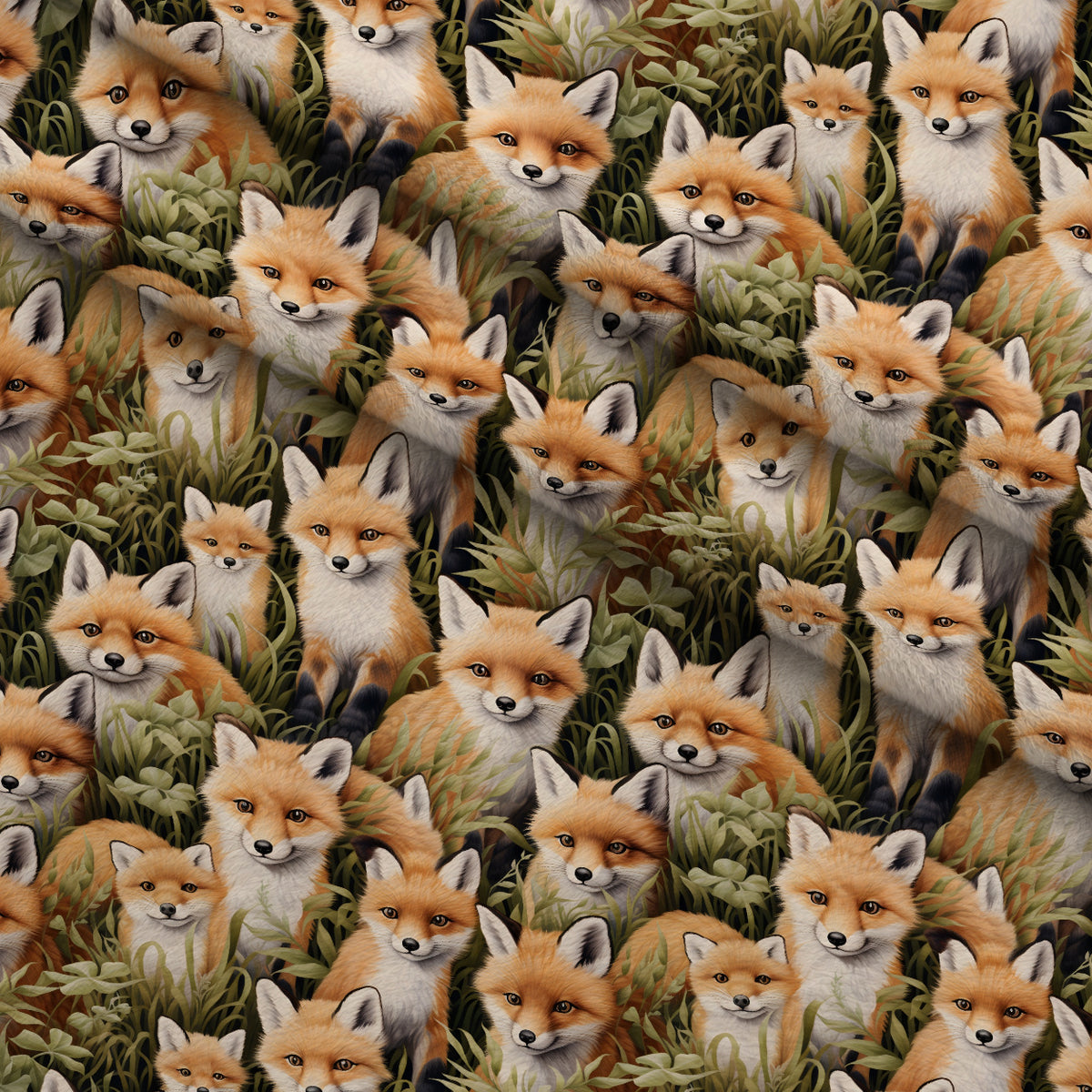 Wildflower Kits Pattern 4 Minky Fabric — plush minky folded close-up preview (mv-minky-v1:lying)