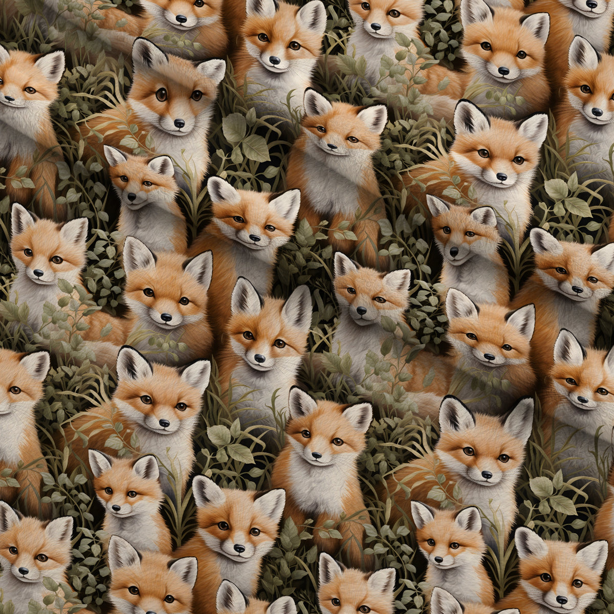 Wildflower Kits Pattern 6 Minky Fabric — plush minky folded close-up preview (mv-minky-v1:lying)