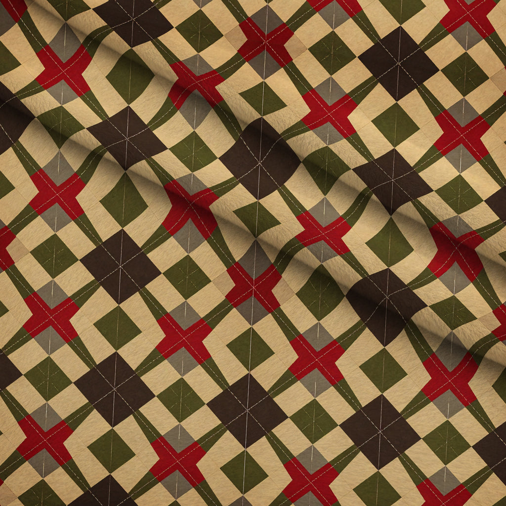 Winter Star Parade Pattern 11 Minky Fabric — plush minky folded close-up preview (mv-minky-v1:lying)