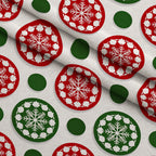 Winter Star Parade Pattern 16 Minky Fabric — plush minky folded close-up preview (mv-minky-v1:lying)
