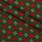 Winter Star Parade Pattern 17 Minky Fabric — plush minky folded close-up preview (mv-minky-v1:lying)