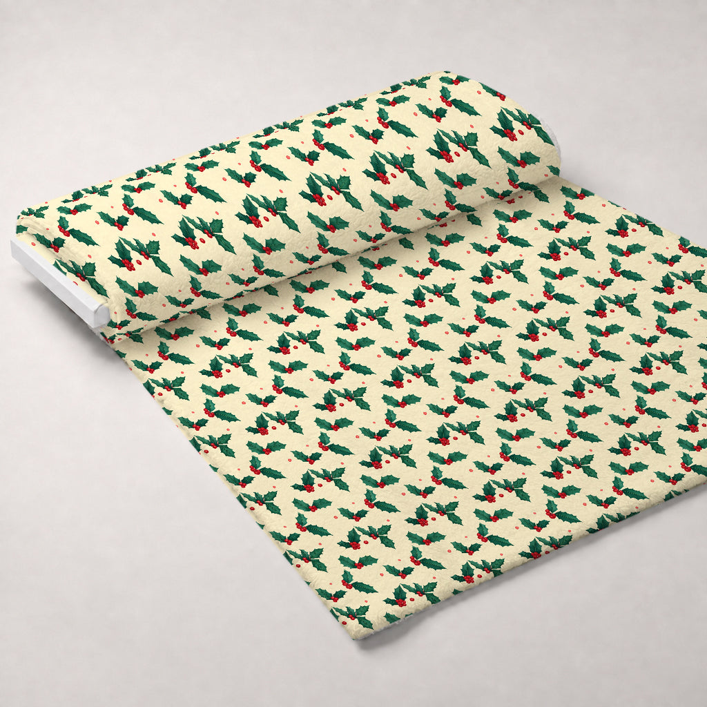 Winter Star Parade Pattern 19 Minky Fabric — plush minky unrolled bolt preview (mv-minky-v1:bolt)