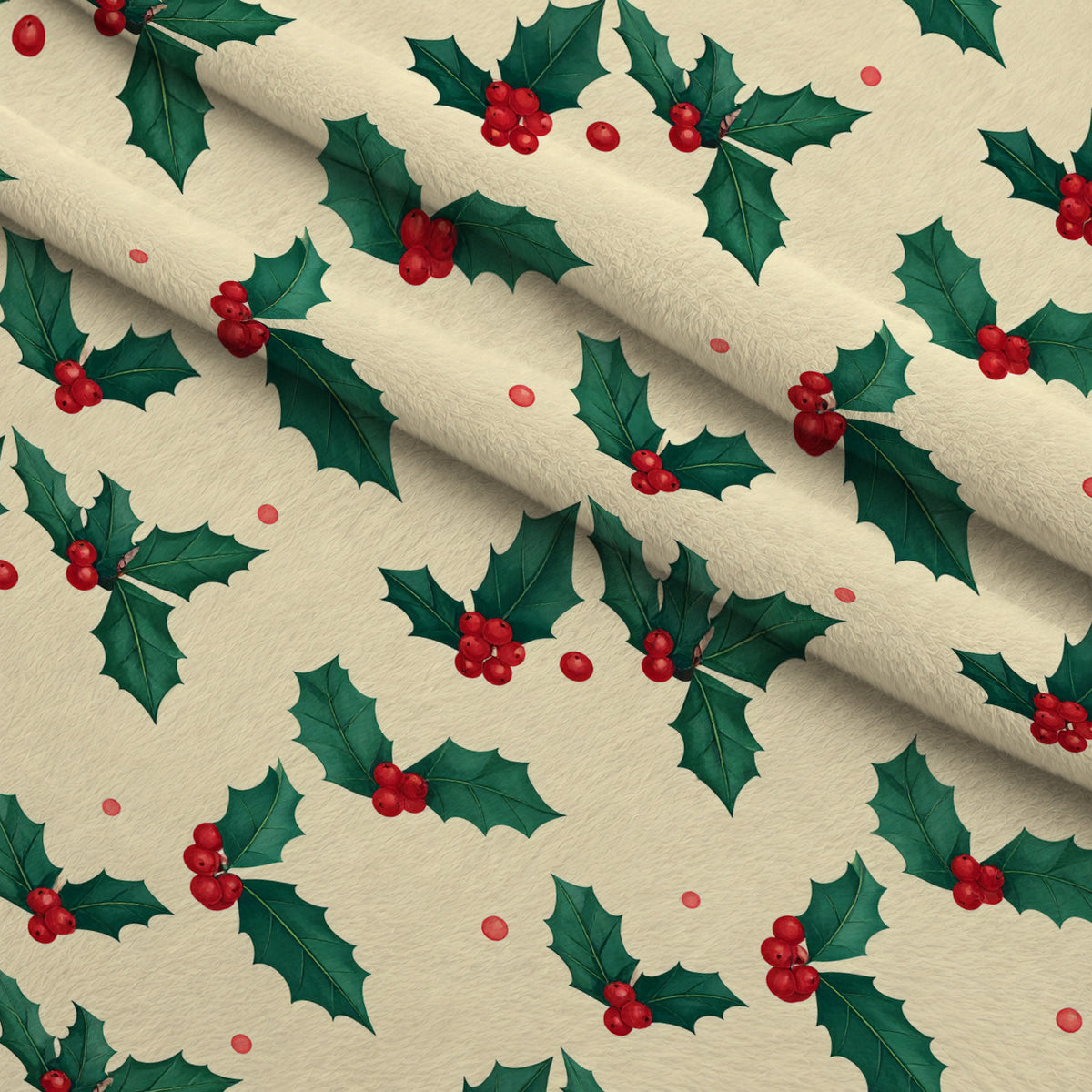 Winter Star Parade Pattern 19 Minky Fabric — plush minky folded close-up preview (mv-minky-v1:lying)