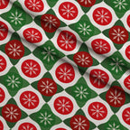 Winter Star Parade Pattern 3 Minky Fabric — plush minky folded close-up preview (mv-minky-v1:lying)