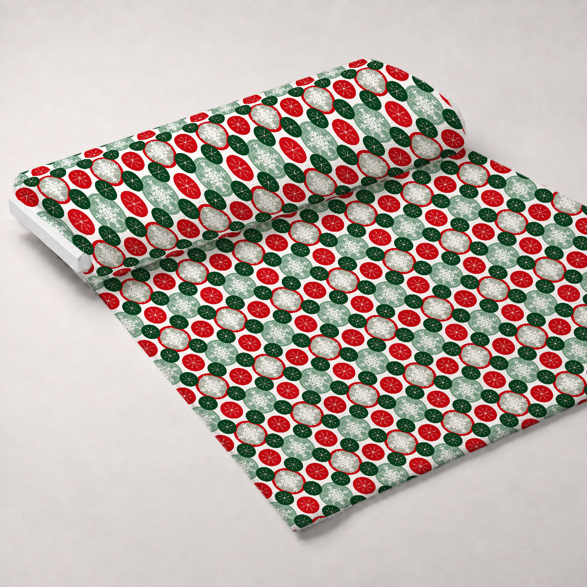 Winter Star Parade Pattern 5 Minky Fabric — plush minky unrolled bolt preview (mv-minky-v1:bolt)