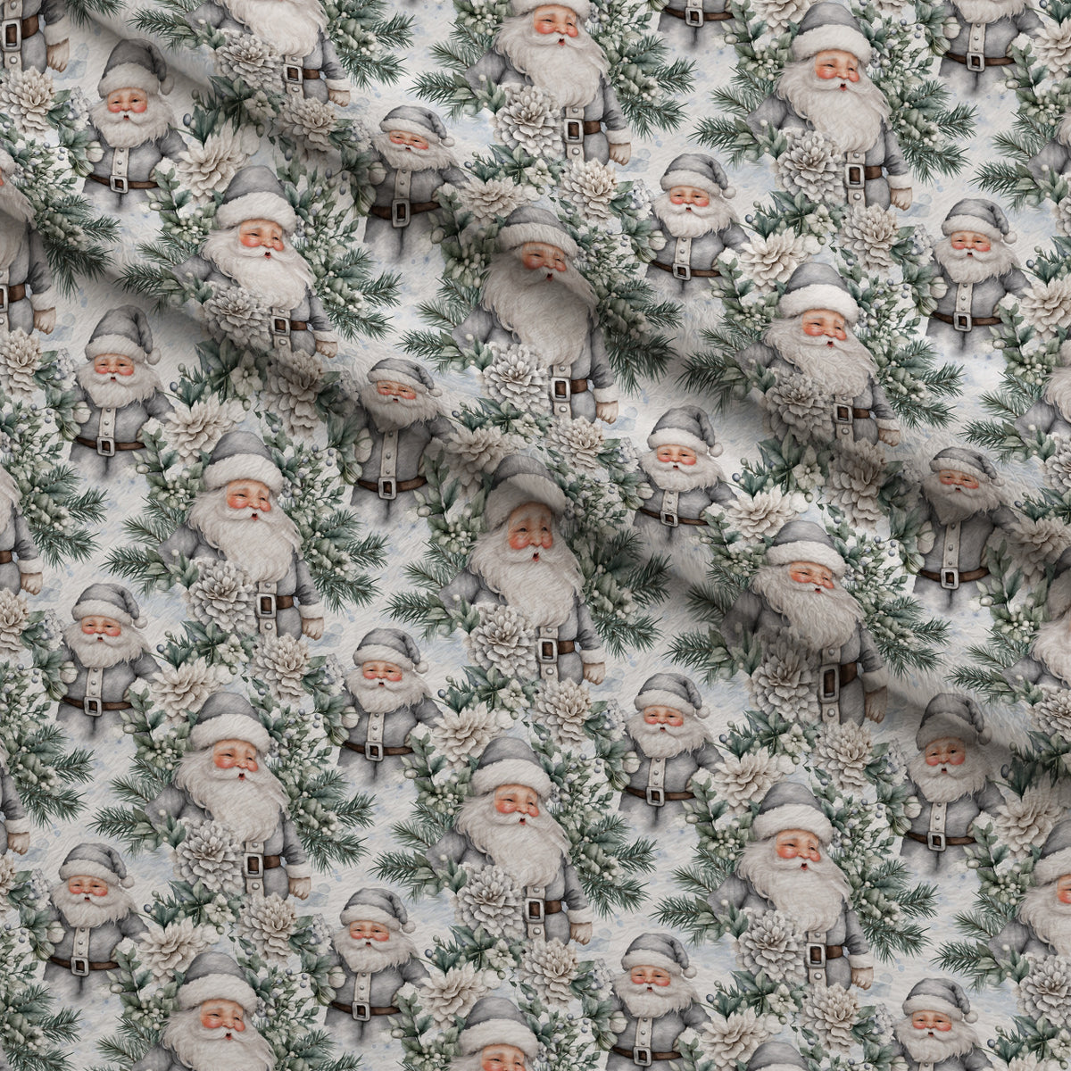 Winter Wonderland Whispers Pattern 3 Minky Fabric — plush minky folded close-up preview (mv-minky-v1:lying)