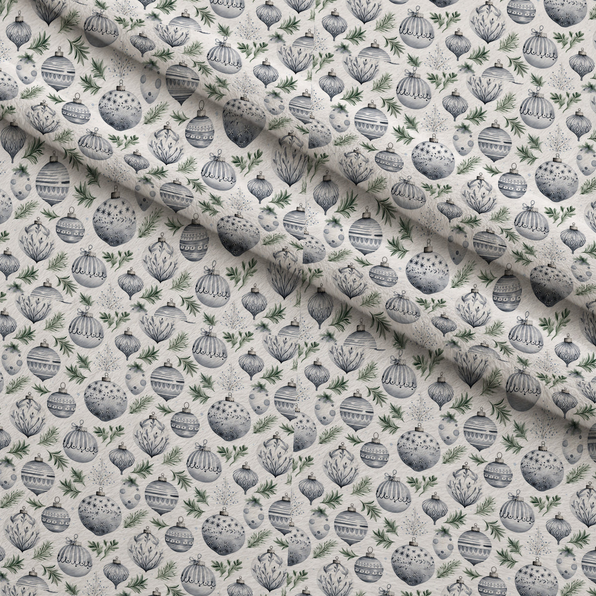 Winter Wonderland Whispers Pattern 4 Minky Fabric — plush minky folded close-up preview (mv-minky-v1:lying)