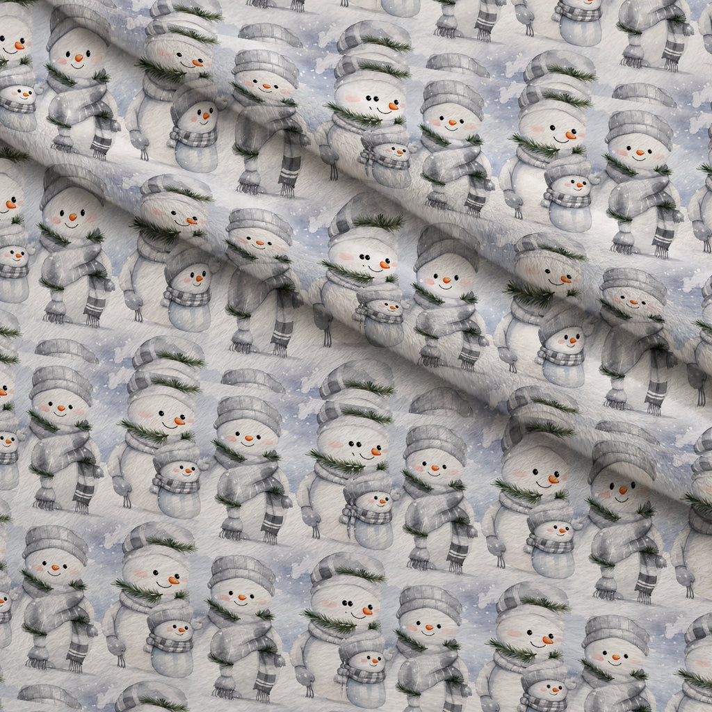 Winter Wonderland Whispers Pattern 6 Minky Fabric — plush minky folded close-up preview (mv-minky-v1:lying)
