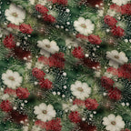 Winterberry Blooms Pattern 18 Minky Fabric — plush minky folded close-up preview (mv-minky-v1:lying)