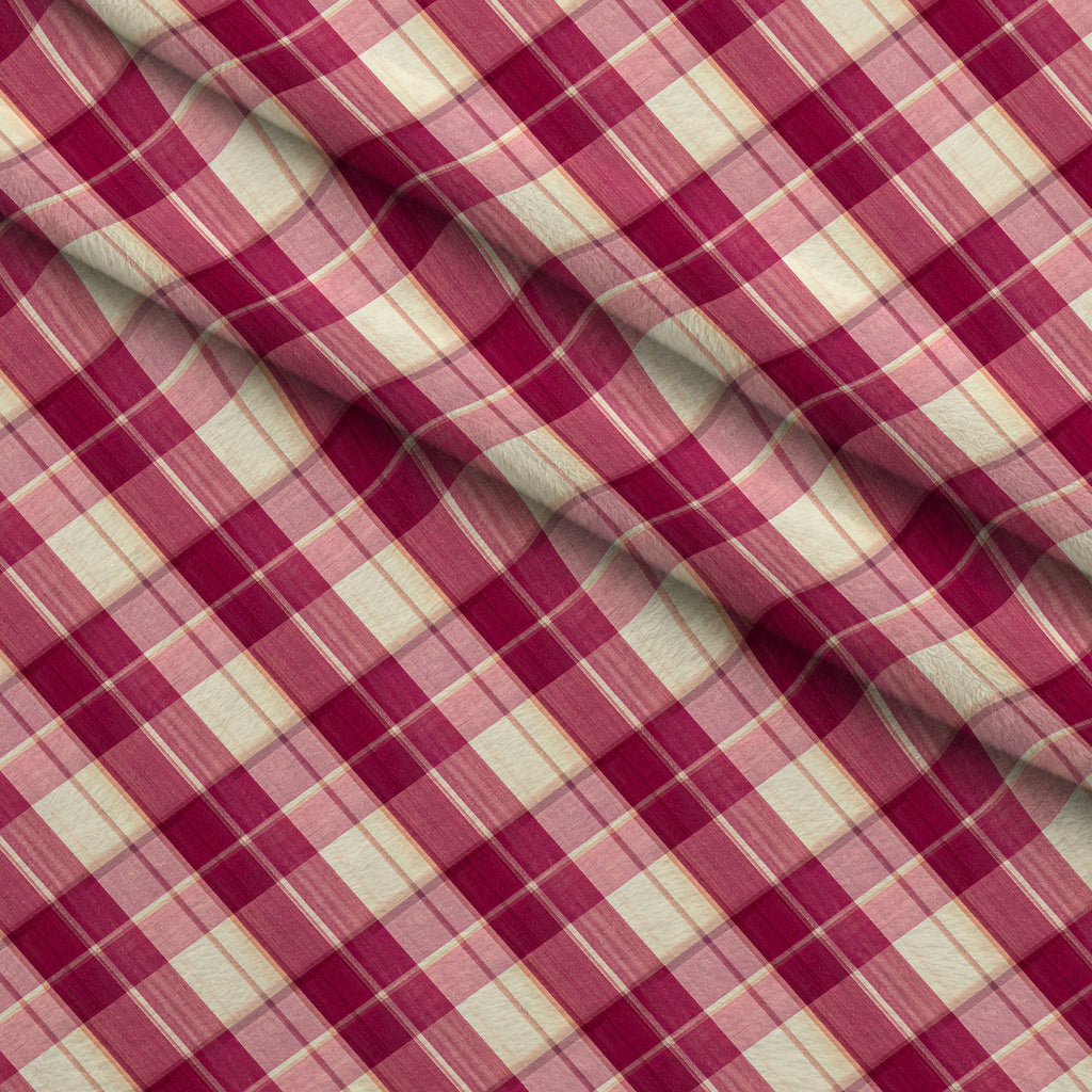 Winterberry Poinsettia Garden Pattern 24 Minky Fabric — plush minky folded close-up preview (mv-minky-v1:lying)