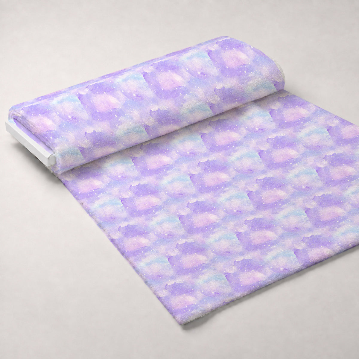 Winterlight Watercolor Pattern 1 Minky Fabric — plush minky unrolled bolt preview (mv-minky-v1:bolt)
