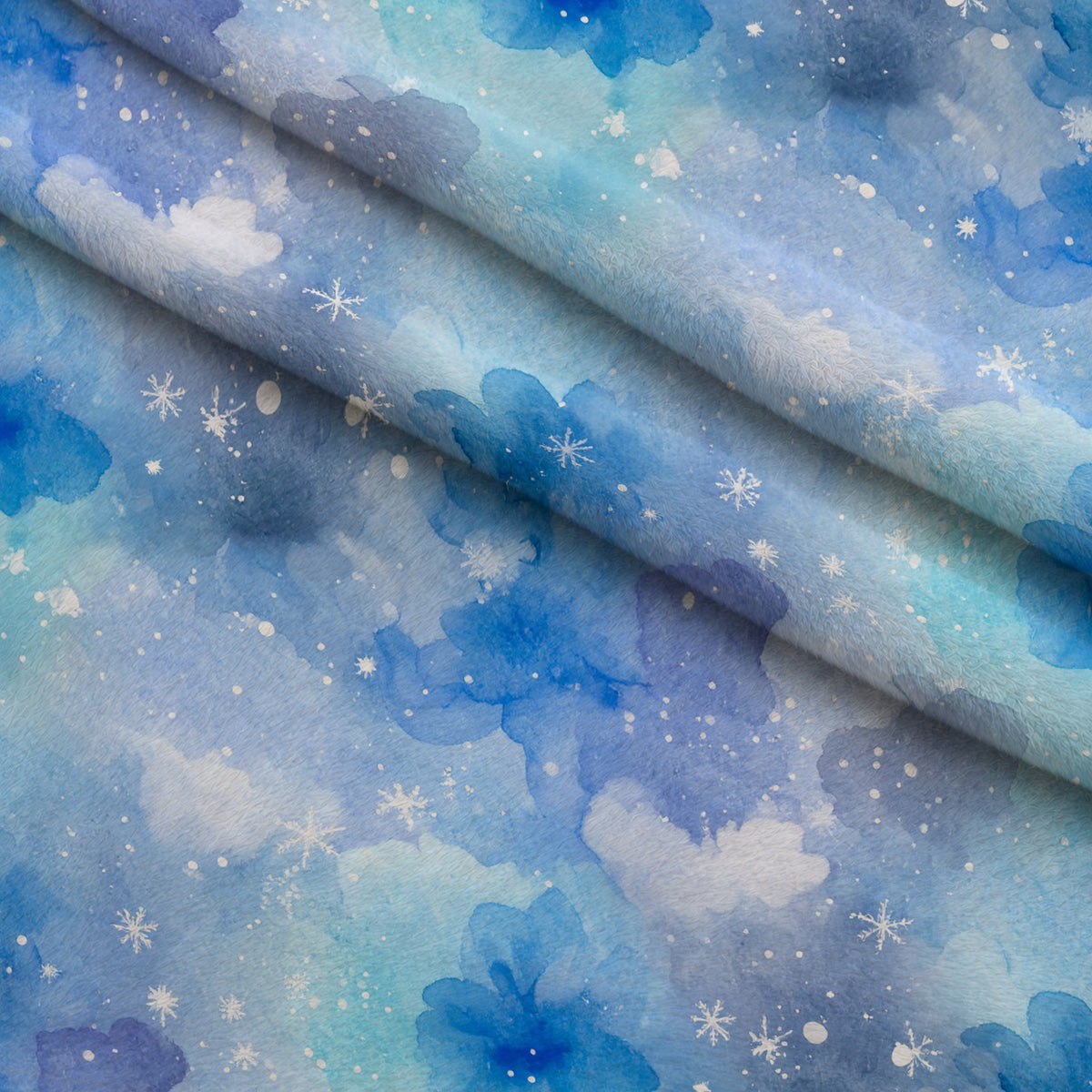 Winterlight Watercolor Pattern 24 Minky Fabric — plush minky folded close-up preview (mv-minky-v1:lying)