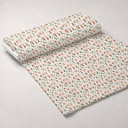Woodland Hoots Pattern 10 Minky Fabric — plush minky unrolled bolt preview (mv-minky-v1:bolt)
