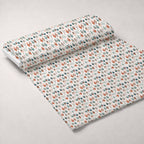 Woodland Hoots Pattern 11 Minky Fabric — plush minky unrolled bolt preview (mv-minky-v1:bolt)