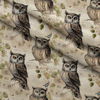 Woodland Watchers Pattern 6 Minky Fabric — plush minky folded close-up preview (mv-minky-v1:lying)