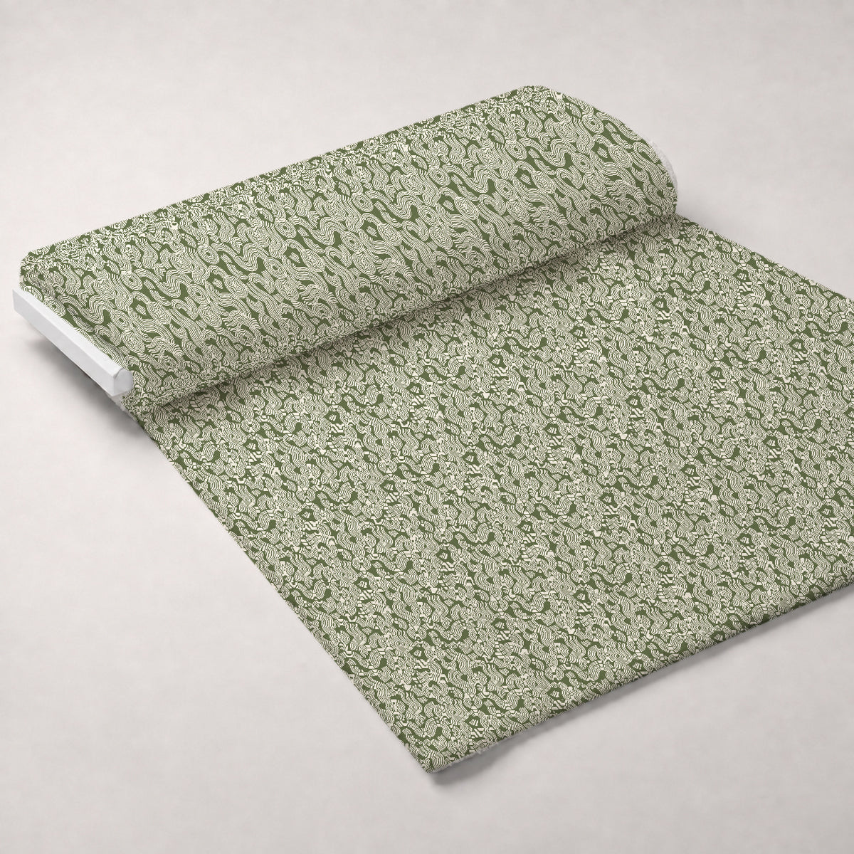 Woodland Wolves Pattern 13 Minky Fabric — plush minky unrolled bolt preview (mv-minky-v1:bolt)