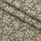 Woodland Wolves Pattern 16 Minky Fabric — plush minky folded close-up preview (mv-minky-v1:lying)