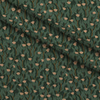 Woodland Wolves Pattern 5 Minky Fabric — plush minky folded close-up preview (mv-minky-v1:lying)