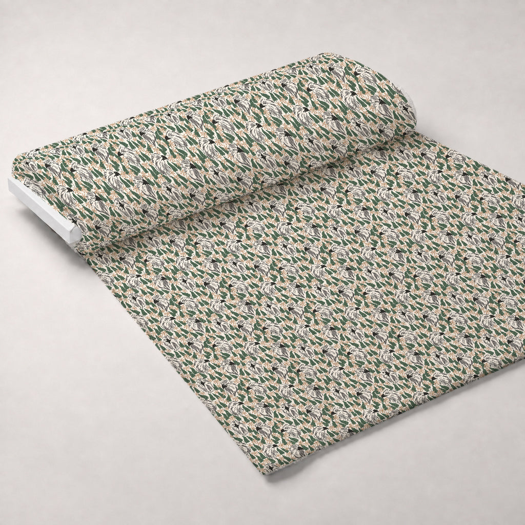 Woodland Wolves Pattern 6 Minky Fabric — plush minky unrolled bolt preview (mv-minky-v1:bolt)