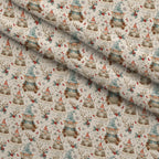 Yuletide Elves Pattern 12 Minky Fabric — plush minky folded close-up preview (mv-minky-v1:lying)