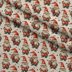 Yuletide Elves Pattern 2 Minky Fabric — plush minky folded close-up preview (mv-minky-v1:lying)