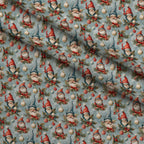 Yuletide Elves Pattern 6 Minky Fabric — plush minky folded close-up preview (mv-minky-v1:lying)