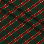 Yuletide Patchwork Pattern 17 Minky Fabric — plush minky folded close-up preview (mv-minky-v1:lying)