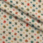 Yuletide Patchwork Pattern 38 Minky Fabric — plush minky folded close-up preview (mv-minky-v1:lying)