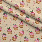 Yuletide Patchwork Pattern 4 Minky Fabric — plush minky folded close-up preview (mv-minky-v1:lying)